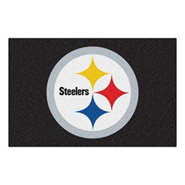 Pittsburgh Steelers Rug - Starter Style, Logo Design - Special Order