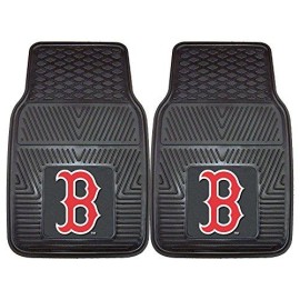 Boston Red Sox Heavy Duty 2-Piece Vinyl Car Mats