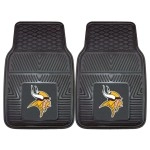 Minnesota Vikings Car Mats Heavy Duty 2 Piece Vinyl