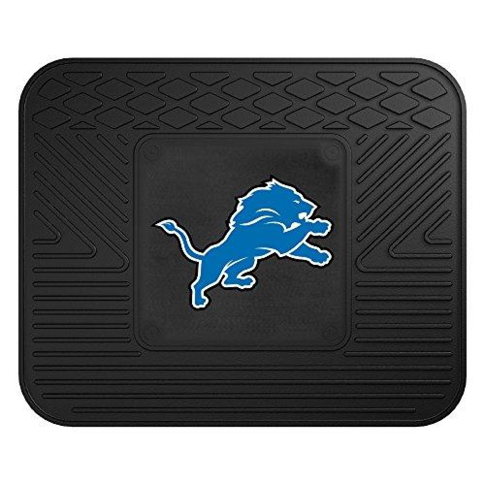 Detroit Lions Car Mat Heavy Duty Vinyl Rear Seat