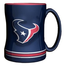 Houston Texans Coffee Mug - 14Oz Sculpted Relief
