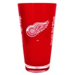 Detroit Red Wings Glass 20Oz Pint Plastic Insulated Co