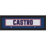 Chicago Cubs Print 8X24 Signature Style Starlin Castro