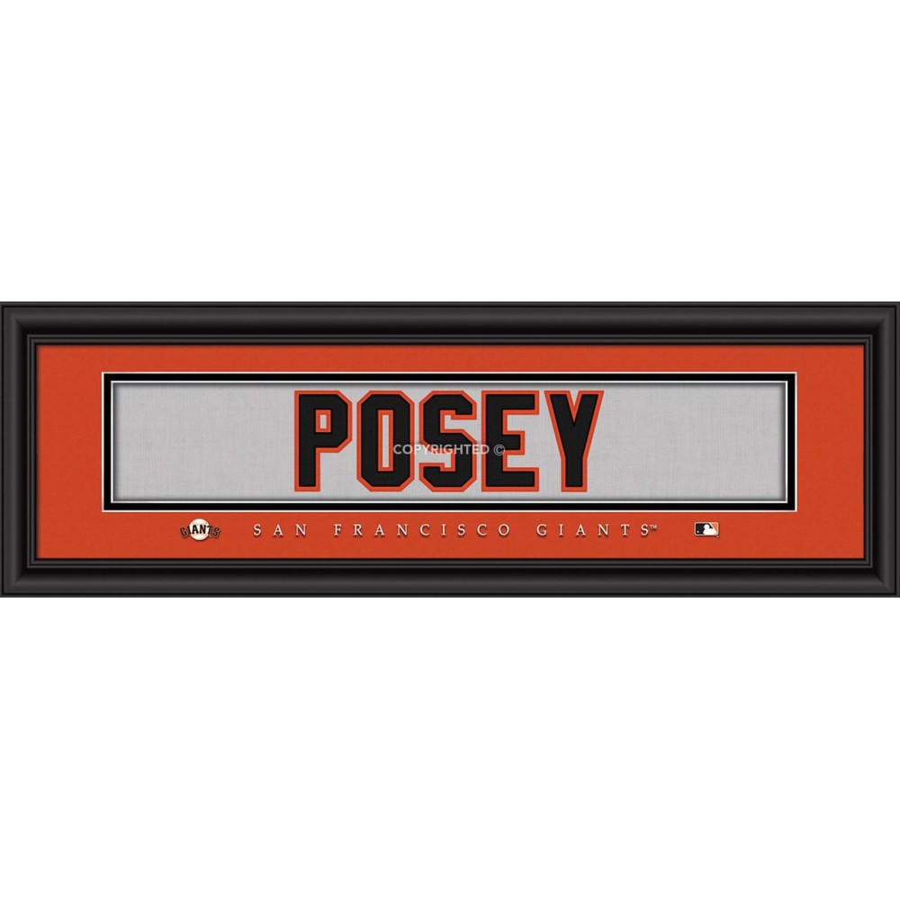 San Francisco Giants ???Buster Posey Print - Signature 8