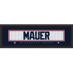 Minnesota Twins Print 8X24 Signature Style Joe Mauer