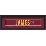 Cleveland Cavaliers Print 8X24 Signature Style Lebron James