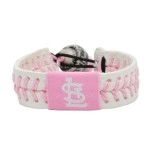 St. Louis Cardinals Bracelet Baseball Pink Co