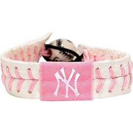 New York Yankees Bracelet Baseball Pink Co