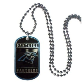 Carolina Panthers Necklace Tag Style