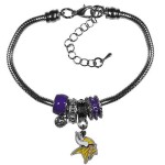 Minnesota Vikings Bracelet Euro Bead Style