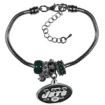 New York Jets Bracelet Euro Bead Style