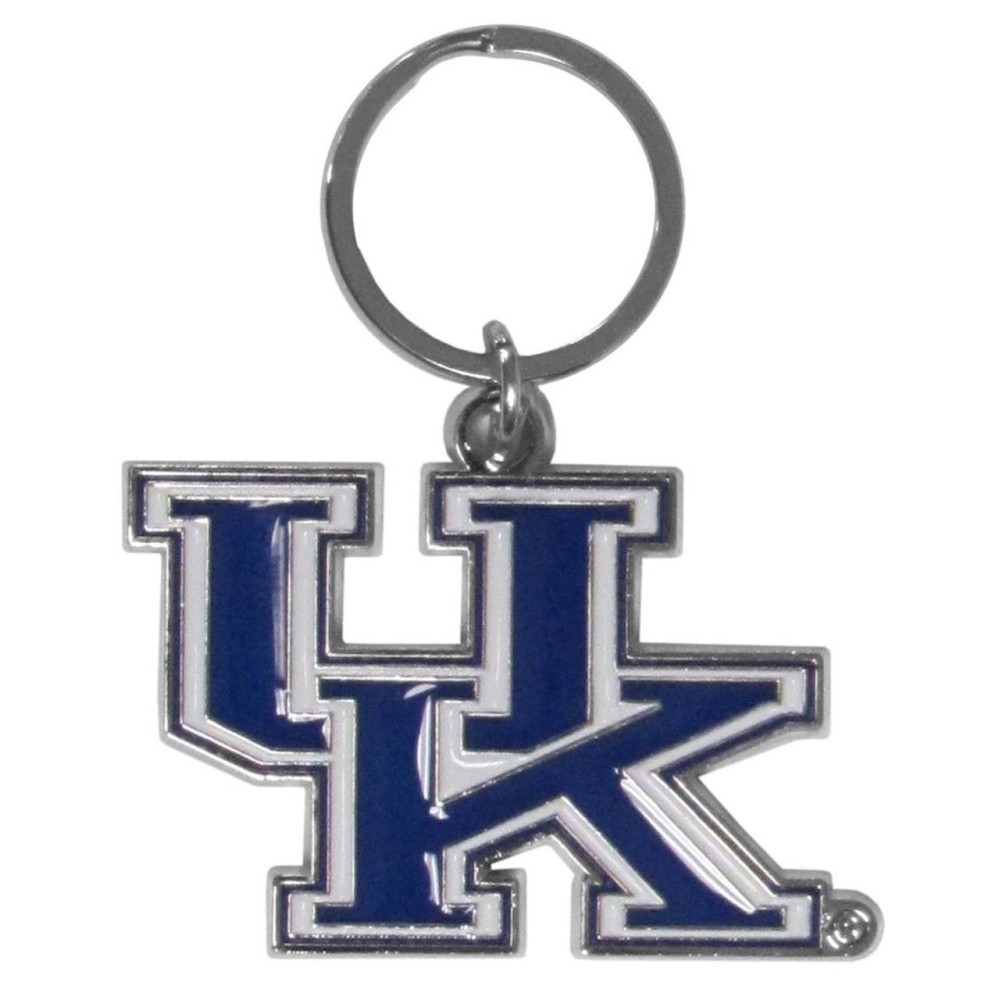 Kentucky Wildcats Chrome Logo Cut Keychain