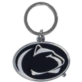 Penn State Nittany Lions Chrome Logo Cut Keychain
