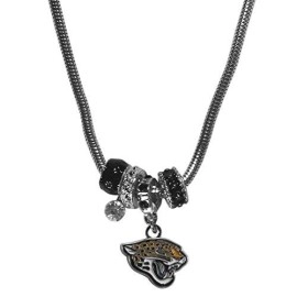 Jacksonville Jaguars Necklace Euro Bead Style - Special Order