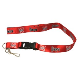 Nebraska Cornhuskers Lanyard - Breakaway With Key Ring