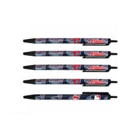 Cleveland Indians Pens Click Style 5 Pack - Special Order