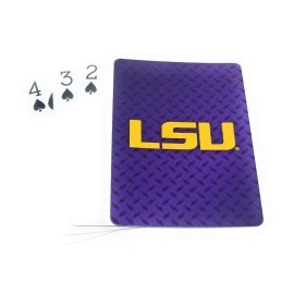 Lsu Tigers Playing Cards Diamond Plate