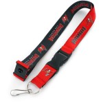 Tampa Bay Buccaneers Lanyard Reversible Black/Red Special Order