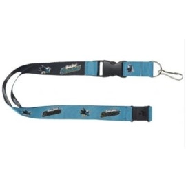 San Jose Sharks Lanyard Reversible Teal/Black