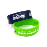 Seattle Seahawks Bracelets 2 Pack Wide