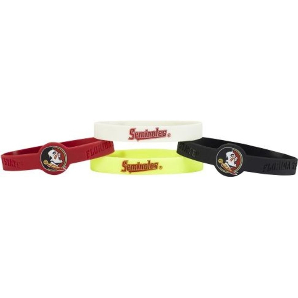 Florida State Seminoles Bracelets 4 Pack Silicone - Special Order