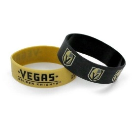 Vegas Golden Knights Bracelets 2 Pack Wide - Special Order