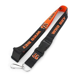 Cincinnati Bengals Lanyard Breakaway Style Slogan Design - Special Order