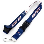 New England Patriots Lanyard Breakaway Style Slogan Design