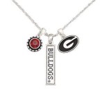 Georgia Bulldogs Necklace State Design - Special Order