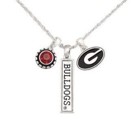 Georgia Bulldogs Necklace State Design - Special Order