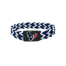 Houston Texans Bracelet Braided Navy And White