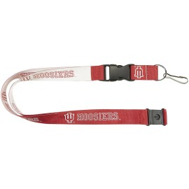 Indiana Hoosiers Lanyard Reversible Red/White Special Order