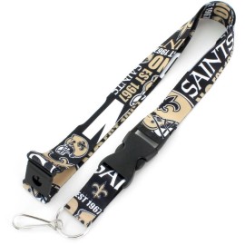 New Orleans Saints Lanyard Breakaway Style Dynamic Design