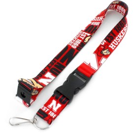 Nebraska Cornhuskers Lanyard Breakaway Style Dynamic Design