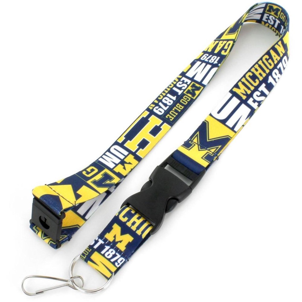 Michigan Wolverines Lanyard Breakaway Style Dynamic Design