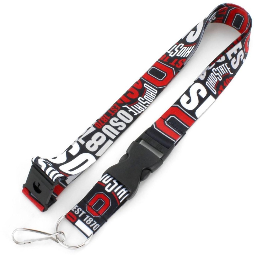 Ohio State Buckeyes Lanyard Breakaway Style Dynamic Design