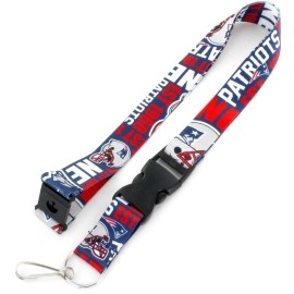 New England Patriots Lanyard Breakaway Style Dynamic Design