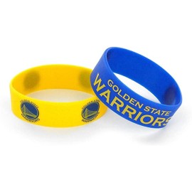 Golden State Warriors Bracelets 2 Pack Wide