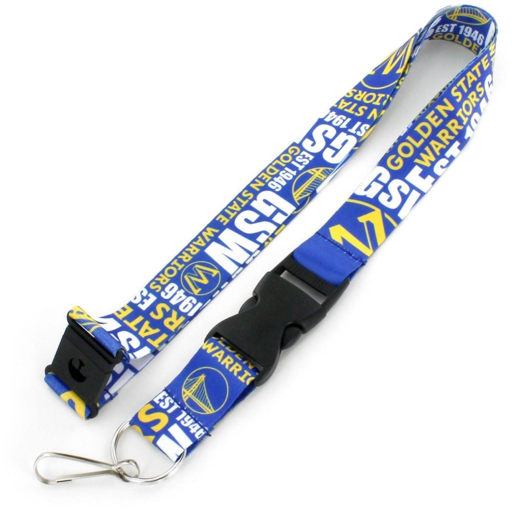 Golden State Warriors Lanyard Breakaway Style Dynamic Design Special Order