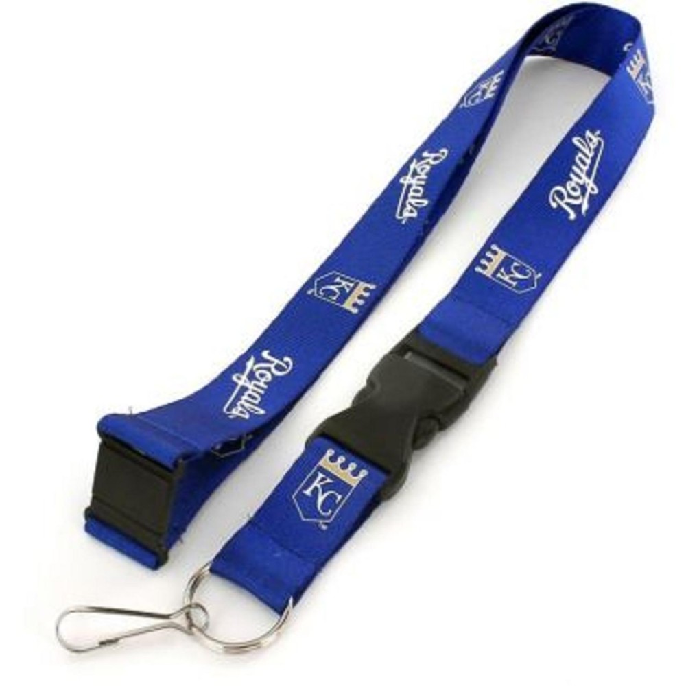 Kansas City Royals Lanyard Blue Crown Logo