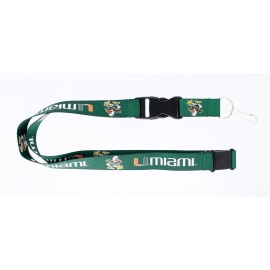 Miami Hurricanes Lanyard Green