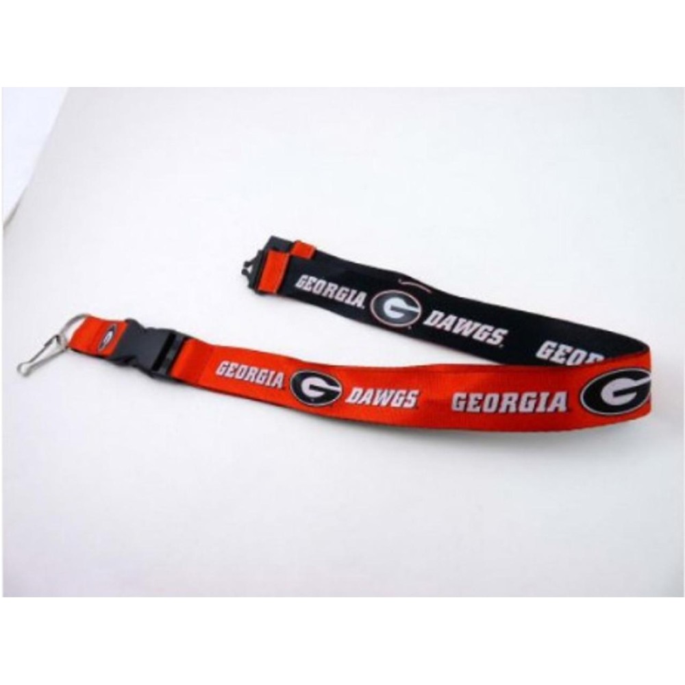 Georgia Bulldogs Lanyard Reversible