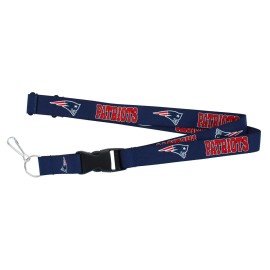 New England Patriots Lanyard Blue