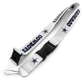 Dallas Cowboys Lanyard Silver