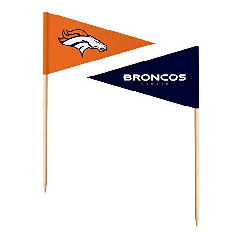 Denver Broncos Toothpick Flags