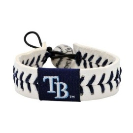 Tampa Bay Rays Bracelet Genuine Baseball Co