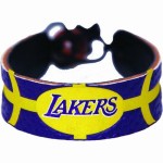 Los Angeles Lakers Bracelet Team Color Basketball Co