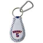 New York Mets Keychain Classic Baseball David Wright Co