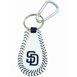 San Diego Padres Keychain Classic Baseball Co