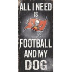 Tampa Bay Buccaneers Wood Sign - Football And Dog 6